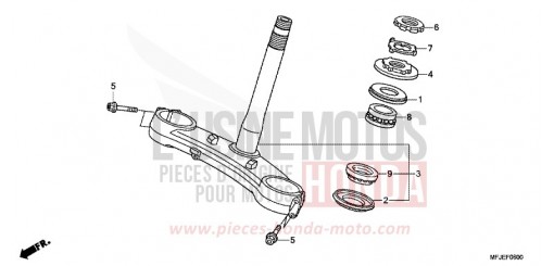 PIANTONE STERZO CBR600RAC di 2012